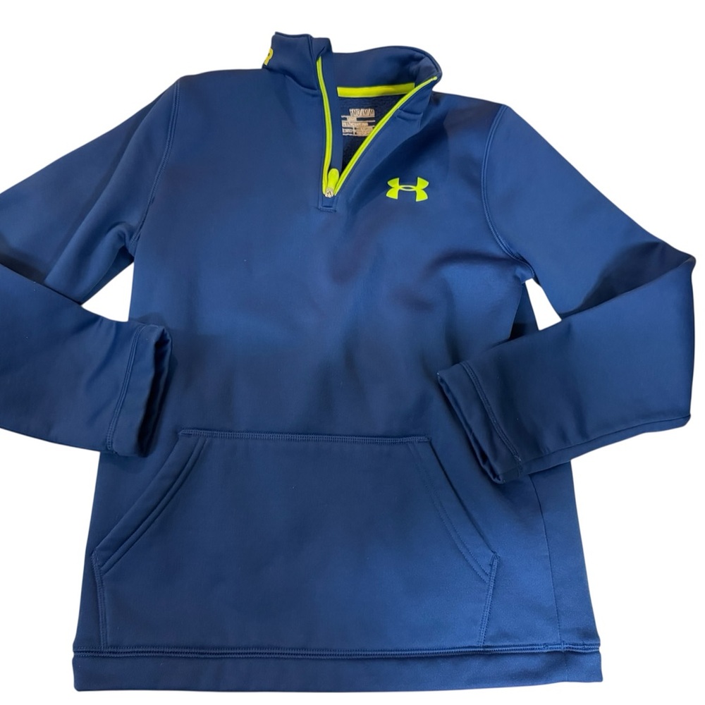 Under Armour Kids Blue Quarter-Zip Hoodie
